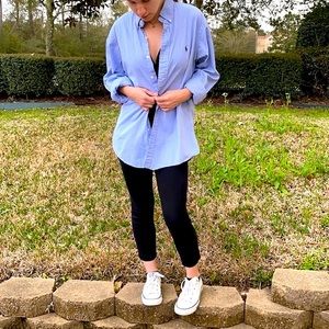 Ralph Lauren button down long sleeve polo